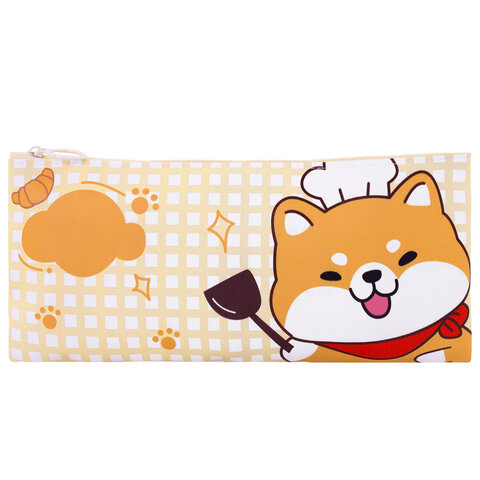 Пенал-конверт ПИФАГОР, 1 отделение, ПВХ, ассорти "Pets", 22x10 см, Пенал-конверт ПИФАГОР, 1 отделение, ПВХ, ассорти "Pets", 22x10 см,