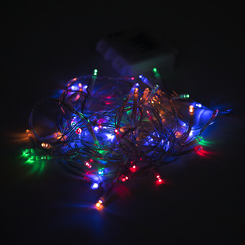 Электрогирлянда уличная ЗОЛОТАЯ СКАЗКА "Нить", IP44, 60LED, 6м,