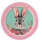 Набор бумажных тарелок Кролик, 6 шт d=230 мм.