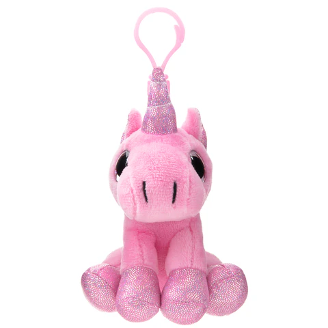 Игрушка-брелок мягкая "Единорог", 10,5 см, ассорти 2 цвета, WOOZOO