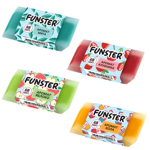 Ластик ароматизированный FUNSTER (ФАНСТЕР) "SWEET", 54х23х10 мм, Ластик ароматизированный FUNSTER (ФАНСТЕР) "SWEET", 54х23х10 мм,