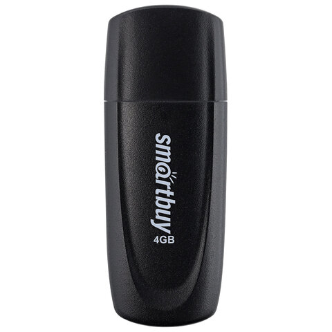 Флеш-диск 4 GB SMARTBUY Scout USB 2.0, черный, SB004GB2SCK Флеш-диск 4 GB SMARTBUY Scout USB 2.0, черный, SB004GB2SCK