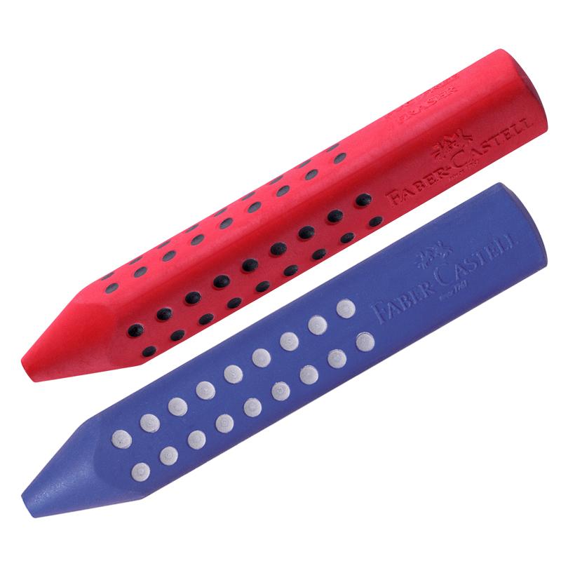 Ластик Faber-Castell "Grip 2001", трехгранный, 90*15*15мм, Ластик Faber-Castell "Grip 2001", трехгранный, 90*15*15мм,