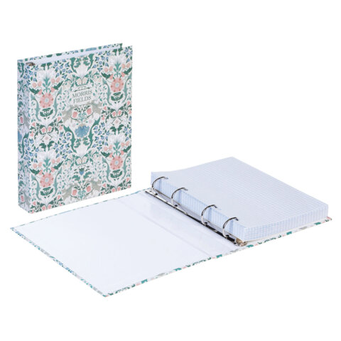 Тетрадь на кольцах А5 175х215 мм, 160 л., твердый картон, клетка, HATBER,