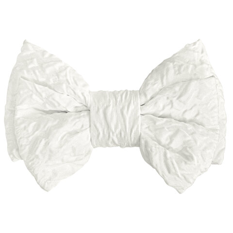 Заколки для волос НАБОР 2 шт., 10х6,5 см, зажим, с бантиком, розовый, белый, Заколки для волос НАБОР 2 шт., 10х6,5 см, зажим, с бантиком, розовый, белый,