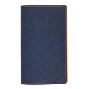 Визитница настольная А5, 96 виз, гибкая, синяя, оранжев. простр. АТТАСНЕ Bizon