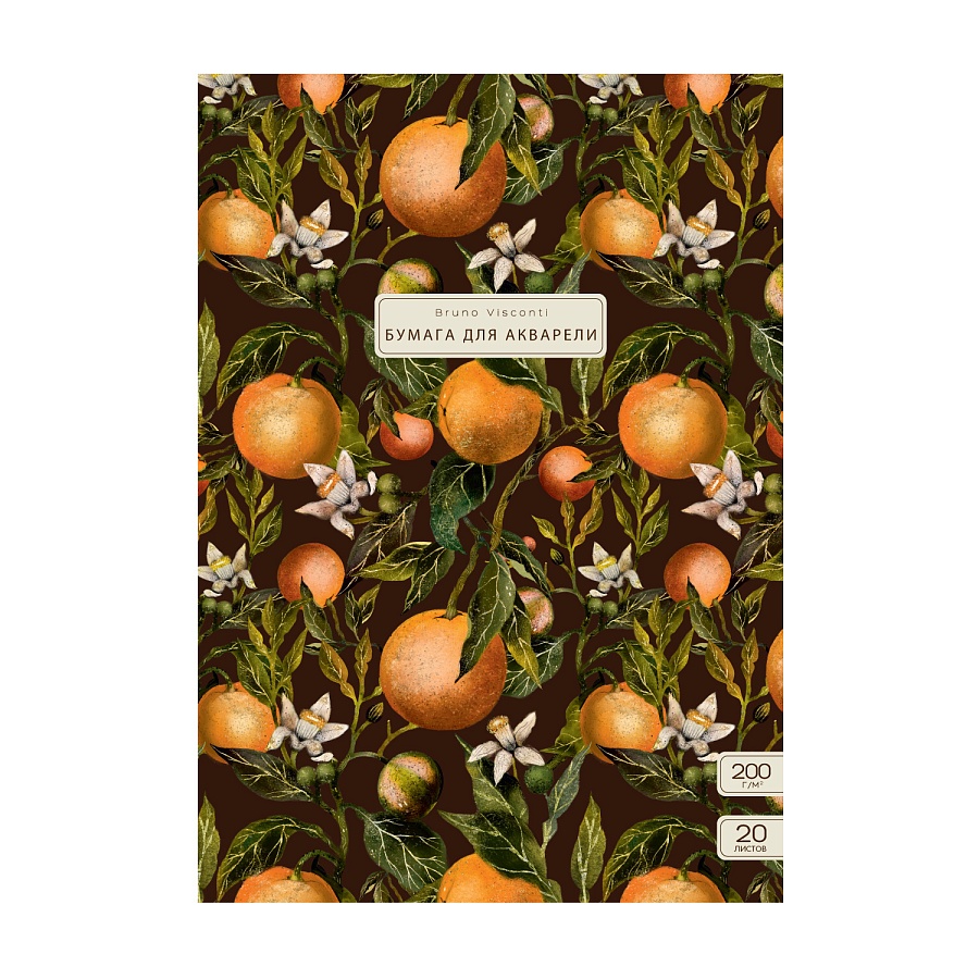 ПАПКА ДЛЯ АКВАРЕЛИ А3 20Л. "FLORA.PARADISE.ORANGES" ПАПКА ДЛЯ АКВАРЕЛИ А3 20Л. "FLORA.PARADISE.ORANGES"