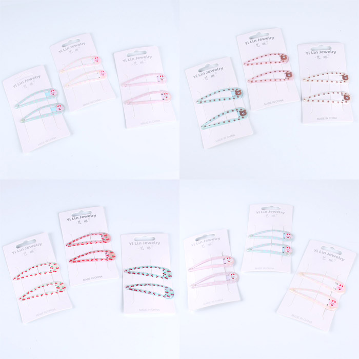 Заколка декоративная "Клик-клак" для волос в наборе 2шт в ассортименте Заколка декоративная "Клик-клак" для волос в наборе 2шт в ассортименте