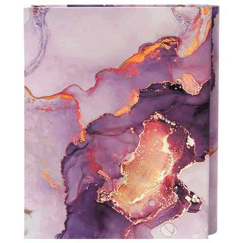 Фотоальбом с заметками BRAUBERG "Marble" на 200 фото 10х15, твердая