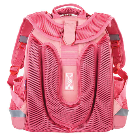 Ранец ЮНЛАНДИЯ EXTRA, с дополнительным объемом, Pink sneakers, 38x29x18 см,