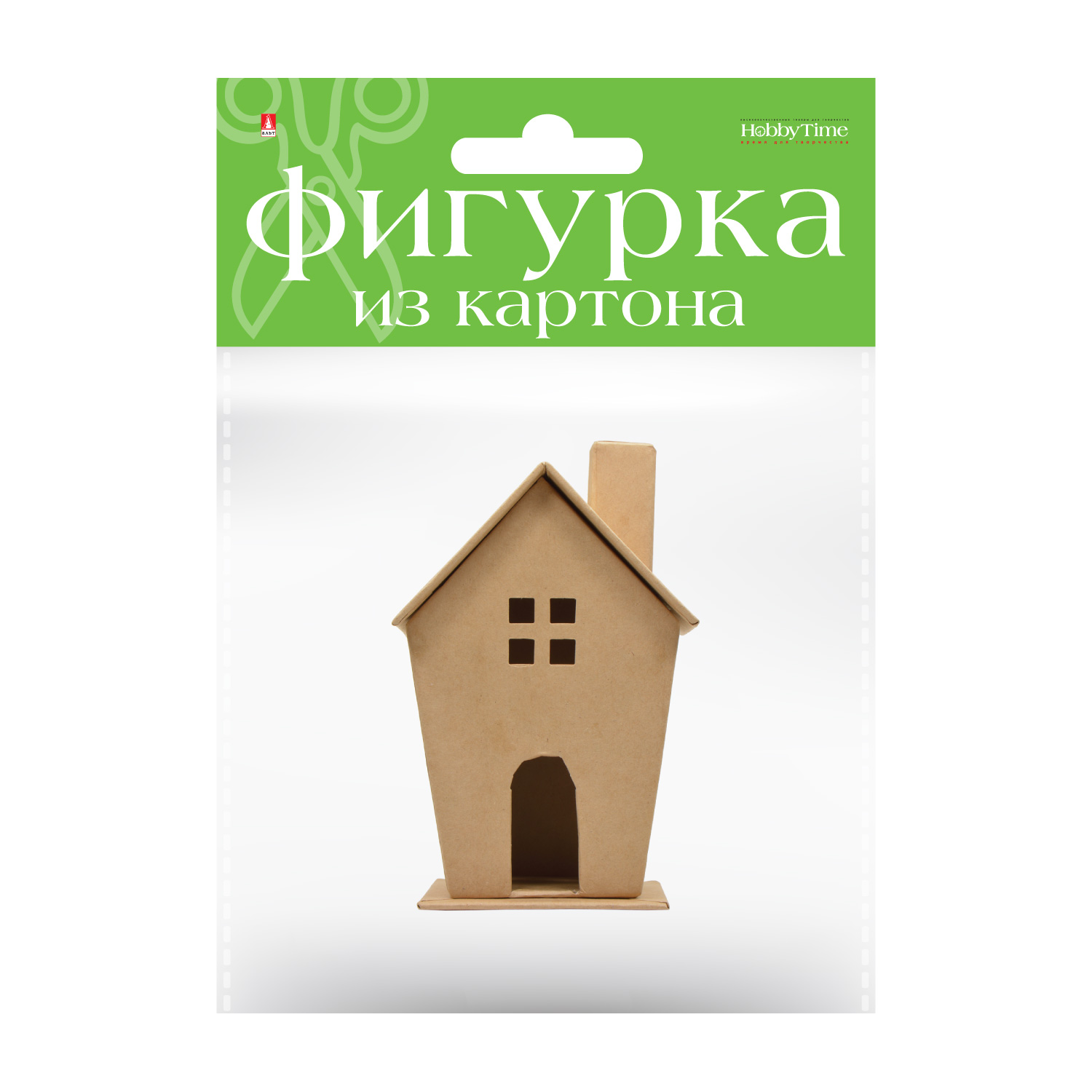ФИГУРКА ИЗ КАРТОНА. "ДОМИК" 11x8,5x17 см