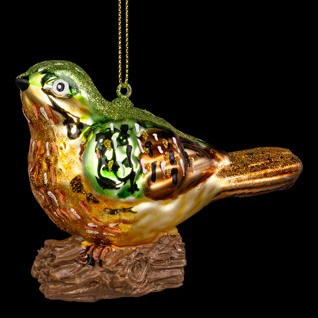 Украшение ErichKrause Decor Райская птица 11см, стекло Украшение ErichKrause Decor Райская птица 11см, стекло