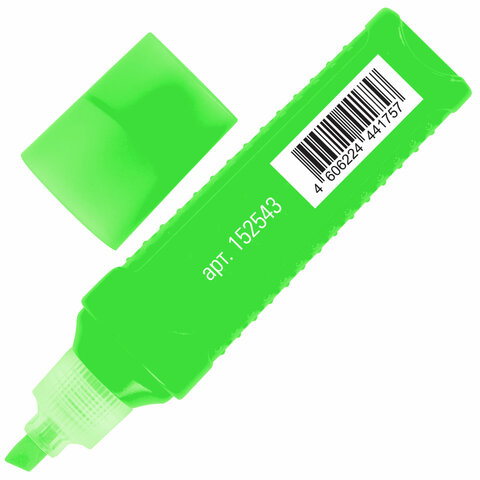 Текстовыделитель STAFF "EVERYDAY HL-707", ЗЕЛЕНЫЙ, линия 1-5 мм,