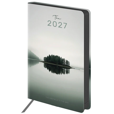 Ежедневник датированный 2027, А5, 138x213 мм, BRAUBERG "Vista", под