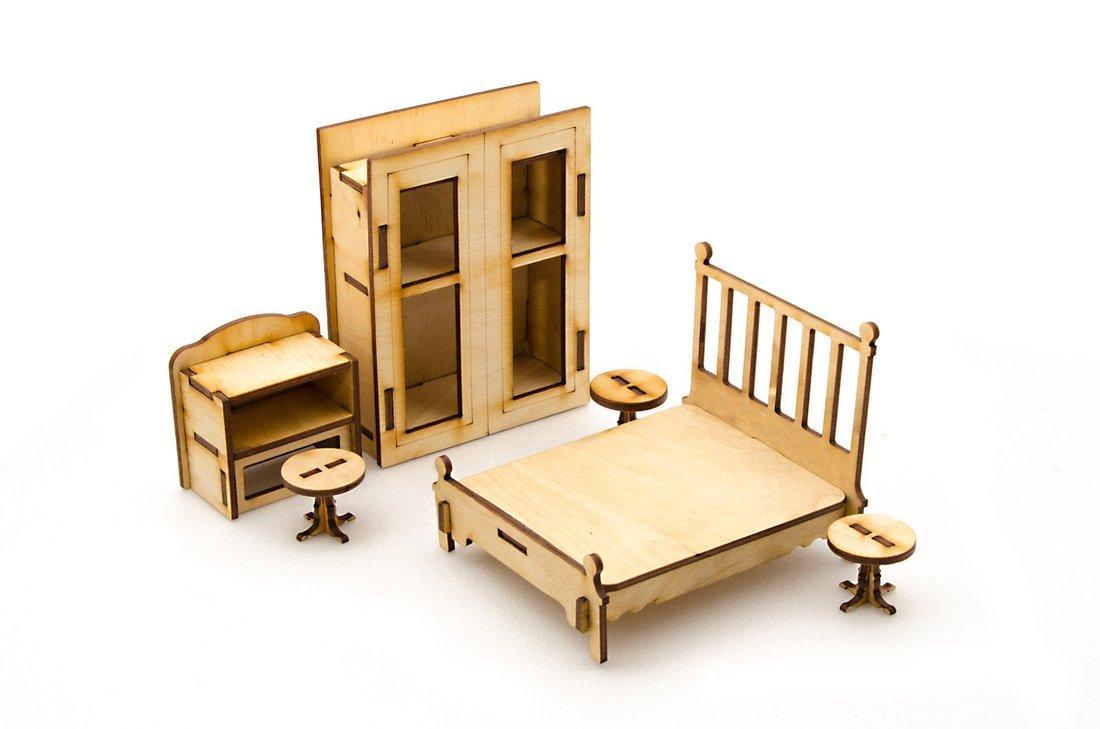 деревянная кукольная мебель для барби