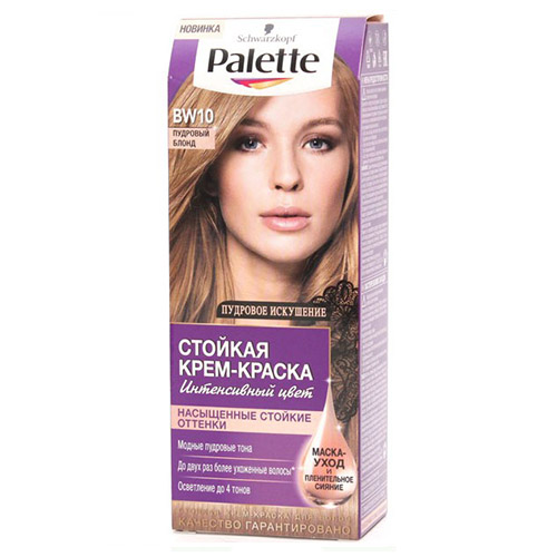 Краска для волос Palette ВW10 Пудровый Блондин, 110 мл Краска для волос Palette ВW10 Пудровый Блондин, 110 мл