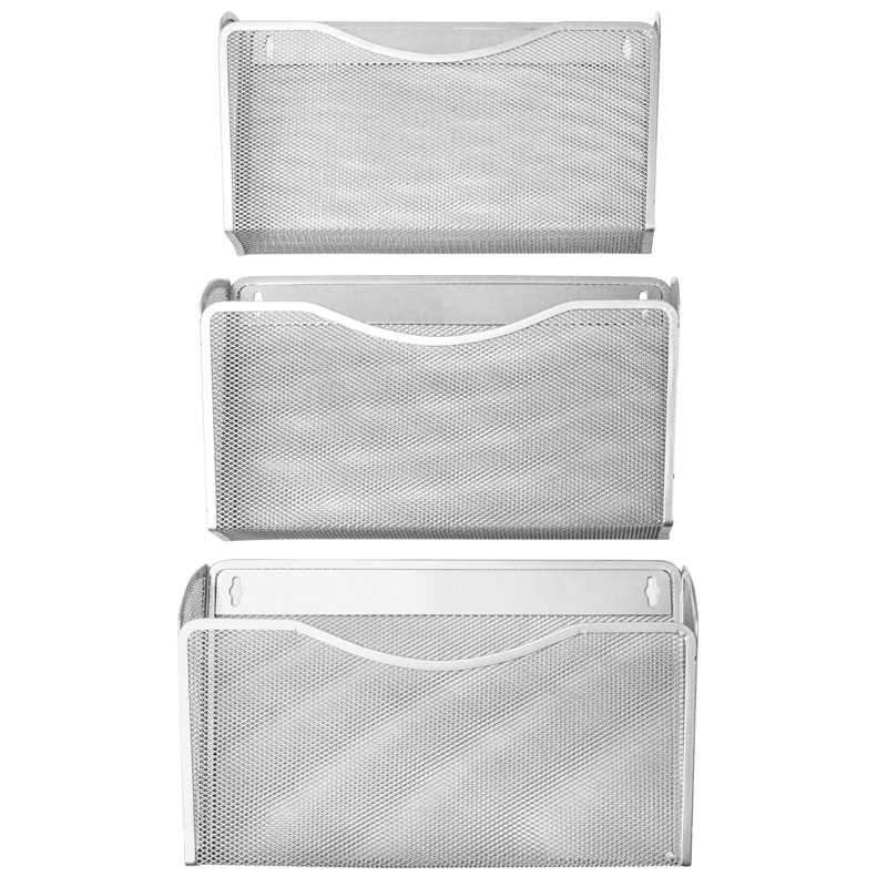 Настенный набор из 3 металлических лотков Berlingo "Steel&Style", А4, Настенный набор из 3 металлических лотков Berlingo "Steel&Style", А4,