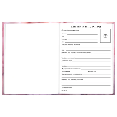 Дневник 5-11 класс 48 л., твердый, BRAUBERG, матовая ламинация, с подсказом,