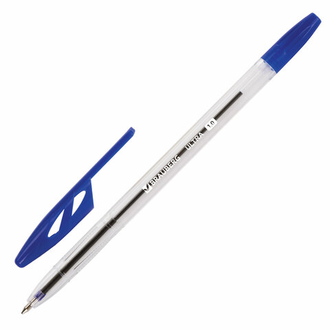 Ручки шариковые BRAUBERG "ULTRA", НАБОР 4 штуки (2 синих, 1 черная, 1