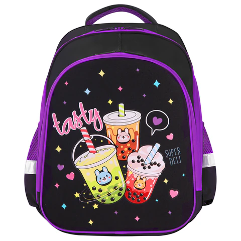 Ранец BRAUBERG KIDS STANDARD, 2 отделения, "Смузи", 36х28х14 см,