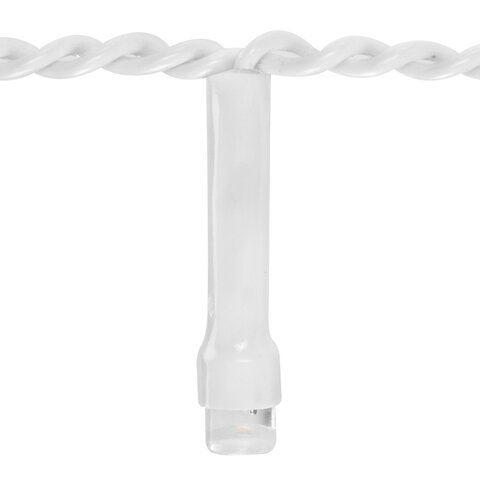 Электрогирлянда-бахрома уличная 25х0,7 м, 400 LED, тёплый белый, 220 V,