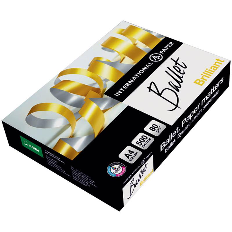 Бумага "Ballet Brilliant" А4, 80г/м2, 500л., 168%: штр.: Бумага "Ballet Brilliant" А4, 80г/м2, 500л., 168%: штр.: