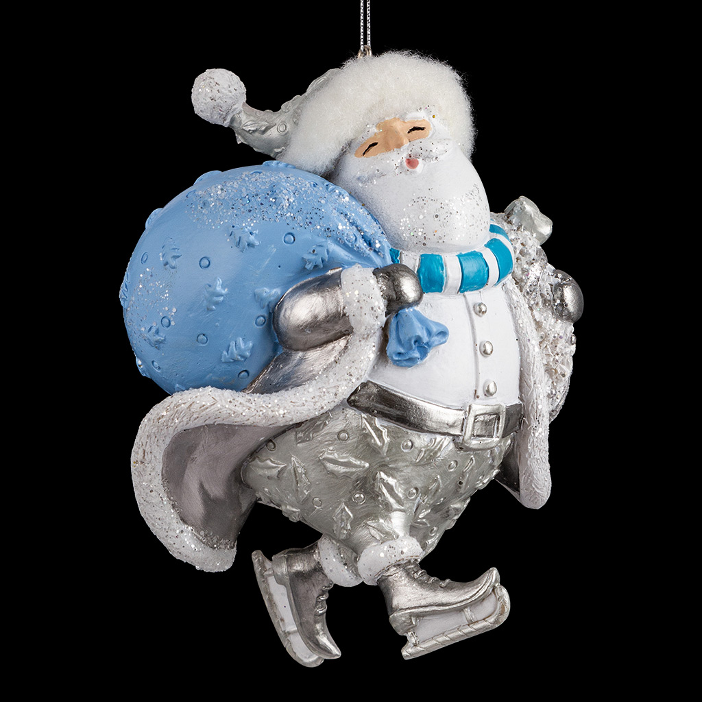 Украшение ErichKrause Decor Дед Мороз на коньках 11см Украшение ErichKrause Decor Дед Мороз на коньках 11см