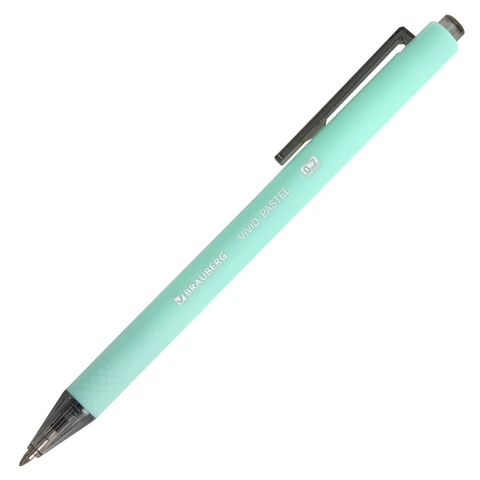Ручка шариковая автоматическая BRAUBERG "VIVID PASTEL", корпус