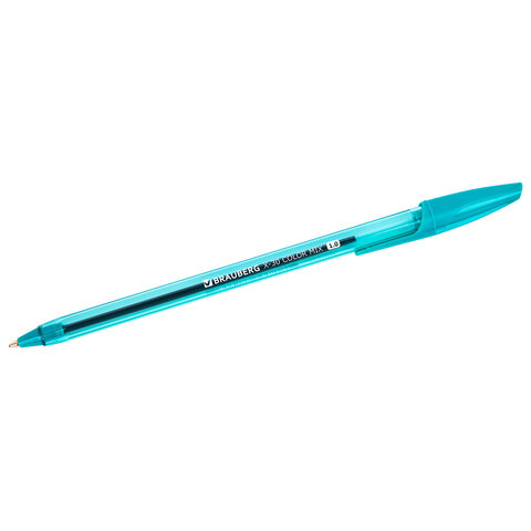 Ручки шариковые BRAUBERG X-30 COLOR MIX, КОМПЛЕКТ 12 ШТ., СИНИЕ, пишущий узел 1