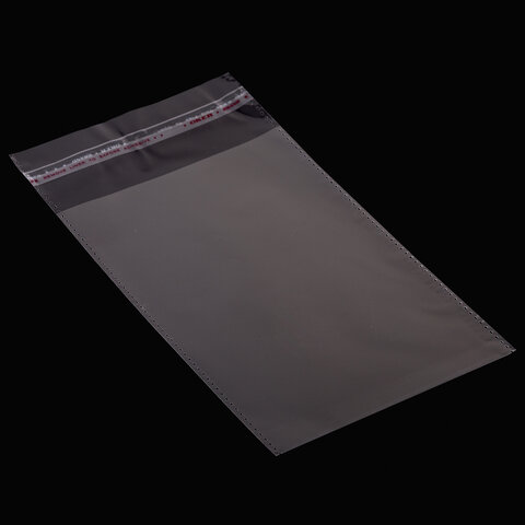 Пакет БОПП с клеевым клапаном, КОМПЛЕКТ 100 шт., 10х15+4 см, 25 мкм, с усиленным