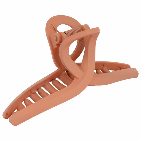 Крабы для волос НАБОР 3 шт., 4 см / 5 см / 11 см, soft touch, коричневый, MONTE Крабы для волос НАБОР 3 шт., 4 см / 5 см / 11 см, soft touch, коричневый, MONTE