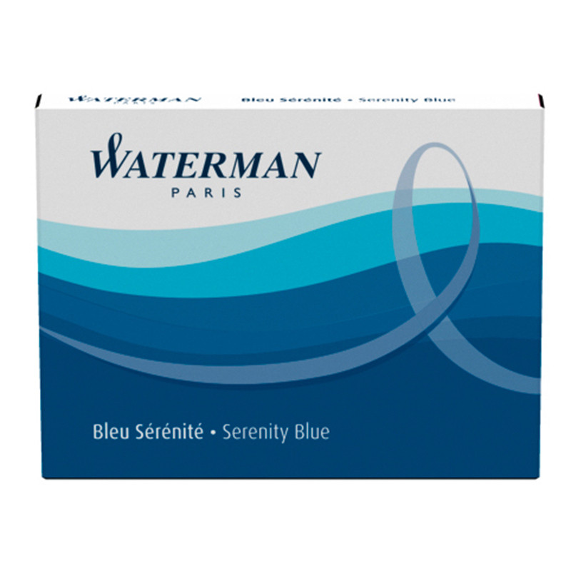 Картридж сменный для перьевой ручки WATERMAN Cartridge Size Standard син 8ш Картридж сменный для перьевой ручки WATERMAN Cartridge Size Standard син 8ш