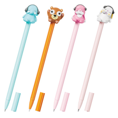 Ручка с топпером шариковая масляная FUNSTER (ФАНСТЕР) "TOPPER MIX", Ручка с топпером шариковая масляная FUNSTER (ФАНСТЕР) "TOPPER MIX",