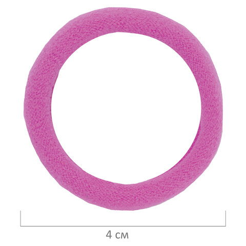 Резинки для волос НАБОР 8 шт., мягкие, средние, оттенки розового, MONTE VITA