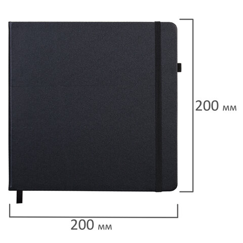 Скетчбук для смешанных техник MixMedia, 200 г/м2, 200х200 мм, 60 л., КОЖЗАМ,