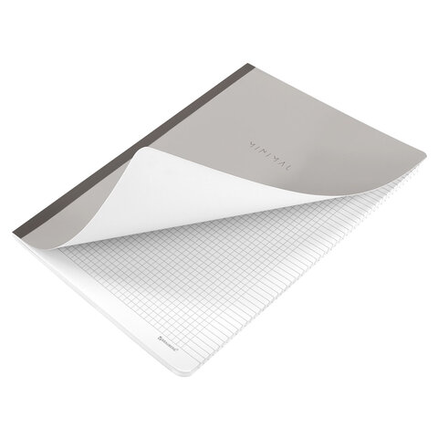 Тетрадь А4 96 л. BRAUBERG, на сшивке с корешком, клетка, обложка картон, Тетрадь А4 96 л. BRAUBERG, на сшивке с корешком, клетка, обложка картон,