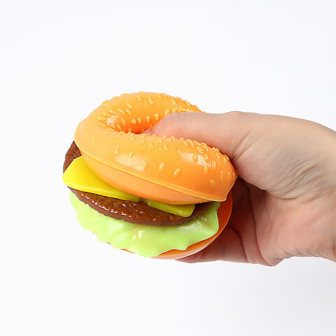 Игрушка-антистресс "БУРГЕР", 7 см, дисплей, JOLLY JOT (ДЖОЛЛИ ДЖОТ), Игрушка-антистресс "БУРГЕР", 7 см, дисплей, JOLLY JOT (ДЖОЛЛИ ДЖОТ),