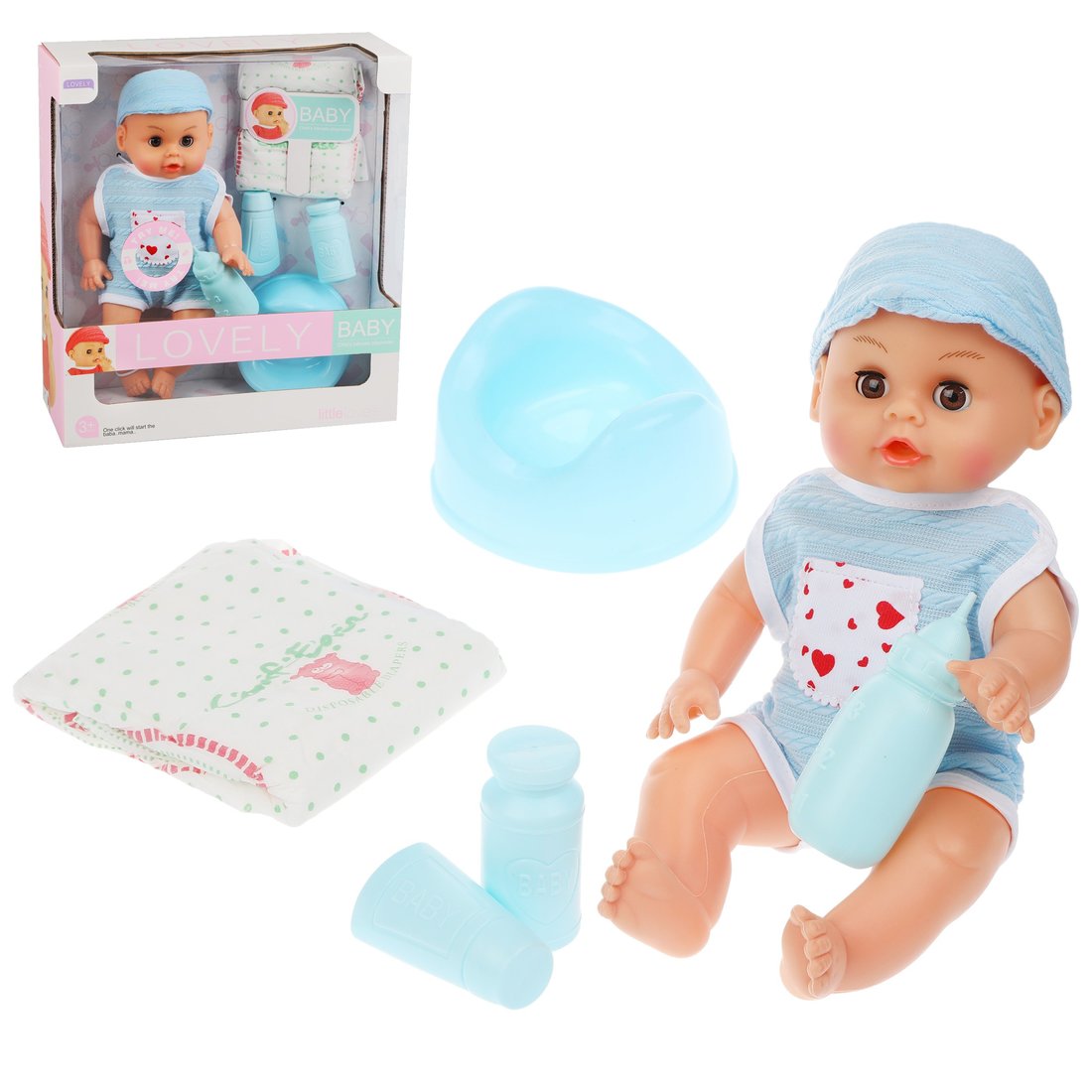 Игровой набор Мой малыш, в комплекте пупс 30 см. MY8862-14 Игровой набор Мой малыш, в комплекте пупс 30 см. MY8862-14