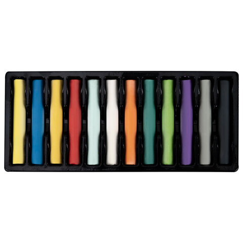 Пастель сухая художественная BRAUBERG ART "Летние ночи", 12 цветов,