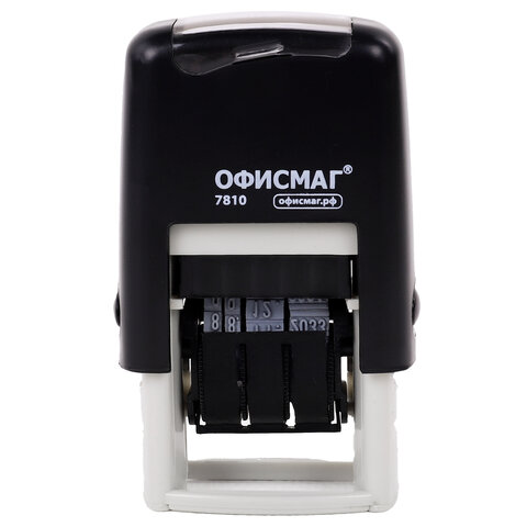 Датер-мини ОФИСМАГ, месяц цифрами, оттиск 22х4 мм, "Printer 7810