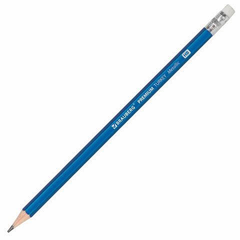 Карандаш чернографитный BRAUBERG "PREMIUM TURKEY", 1 шт.,