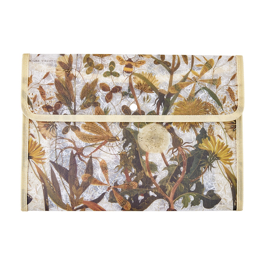ПАПКА КОНВЕРТ С ОКАНТОВКОЙ "FLORA.SUMMER GREENS", А4 ПАПКА КОНВЕРТ С ОКАНТОВКОЙ "FLORA.SUMMER GREENS", А4