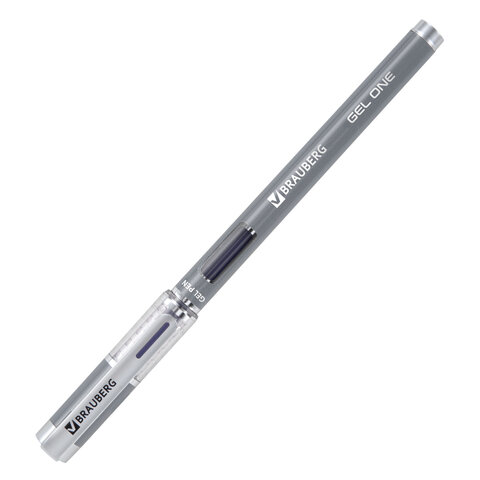 Ручка гелевая BRAUBERG "GEL ONE", СИНЯЯ, стандартный узел 0,5 мм, Ручка гелевая BRAUBERG "GEL ONE", СИНЯЯ, стандартный узел 0,5 мм,