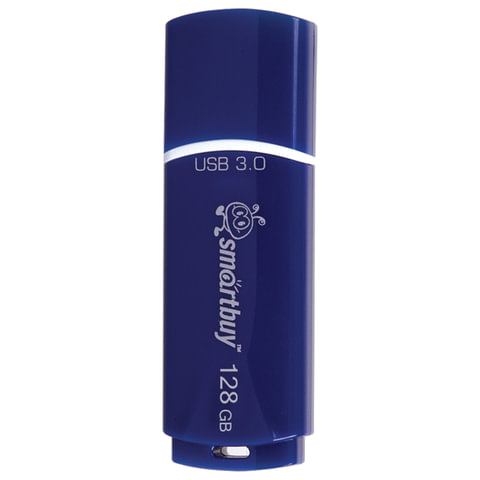 Флеш-диск 128 GB, SMARTBUY Crown, USB 3.0, синий, SB128GBCRW-Bl Флеш-диск 128 GB, SMARTBUY Crown, USB 3.0, синий, SB128GBCRW-Bl