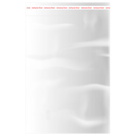 Пакеты БОПП с клеевым клапаном, КОМПЛЕКТ 100 штук, 25х35 + 4 см, 53 мкм, с