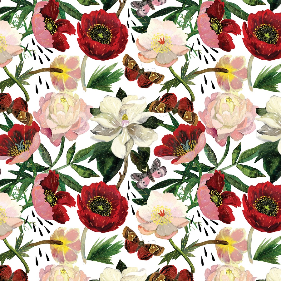 УПАКОВОЧНАЯ БУМАГА "FLORA. ПИОНЫ", 70 х100 см УПАКОВОЧНАЯ БУМАГА "FLORA. ПИОНЫ", 70 х100 см