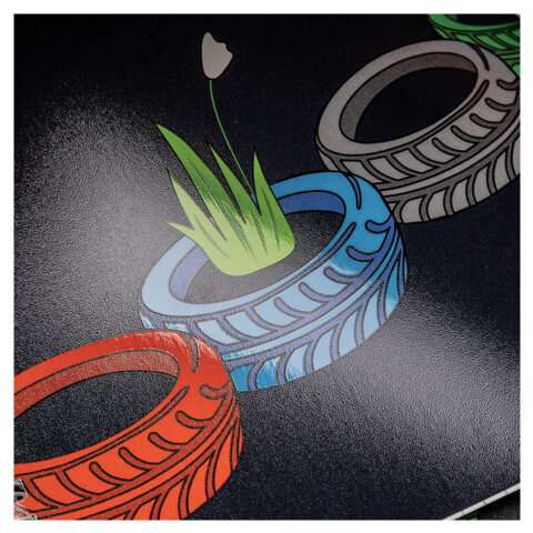 Тетрадь А5 48 л., HATBER гребень, клетка, выборочный лак, "За окном" Тетрадь А5 48 л., HATBER гребень, клетка, выборочный лак, "За окном"