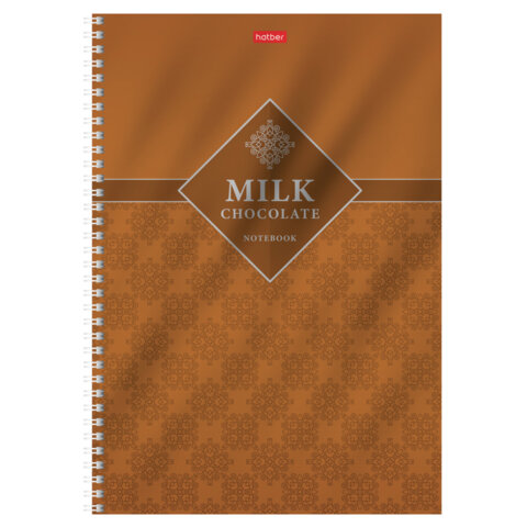 Тетрадь А4 96 л., HATBER, гребень, клетка, металлизированный картон, выборочный Тетрадь А4 96 л., HATBER, гребень, клетка, металлизированный картон, выборочный