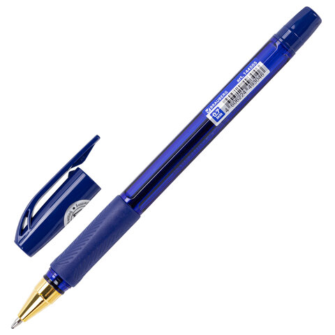 Ручка шариковая BRAUBERG BP-GT GLD BLUE, СИНЯЯ, корпус тонированный, пишущий