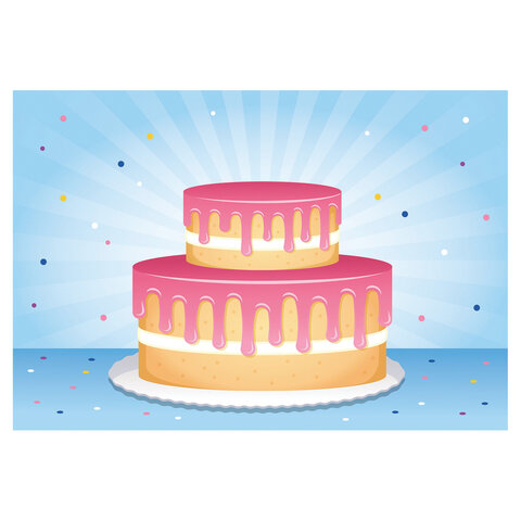 Наклейки бумажные с игровым полем НАБОР 2 листа, 184 наклейки, "Сладкое